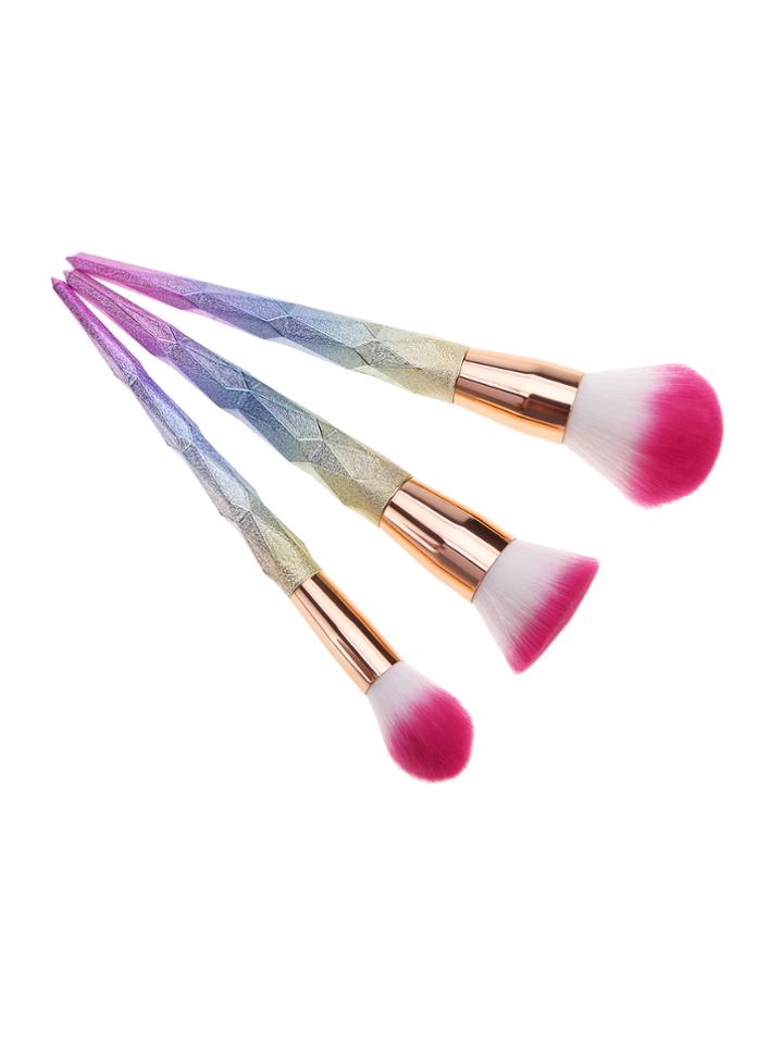 Shein Ombre Makeup Brush Set 3pcs