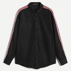 Shein Men Contrast Sideseam Shirt