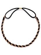 Shein Curb Chain With Faux Suede Hair Chain