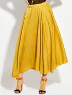 Shein Asymmetric Hem Flowy Skirt