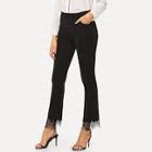 Shein Contrast Lace Solid Pants