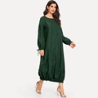 Shein Knot Sleeve Drop Shoulder Dress