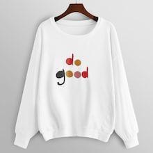 Shein Letter Embroidered Sweatshirt