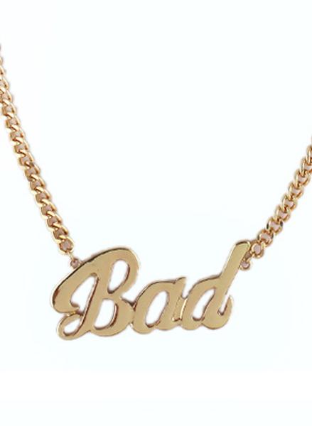 Shein Gold Bad Chain Necklace