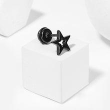Shein Men Star Shaped Stud Earring 1pc