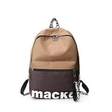 Shein Men Two Tone Slogan Detail Backpack