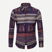 Shein Men Paisley Print Shirt