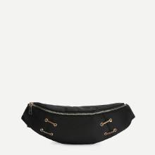 Shein Zipper Design Bum Bag