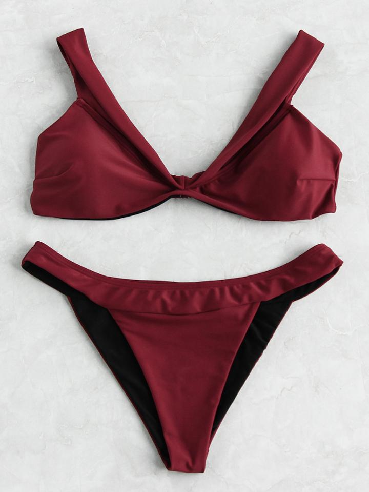 Shein Beach Triangle Bikini Set