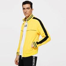 Shein Men Striped Trim Two Tone Jacket