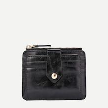 Shein Men Minimalist Pu Wallet