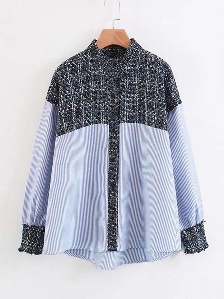 Shein 2 In 1 Striped Shirt