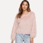 Shein Allover Fringe Jumper