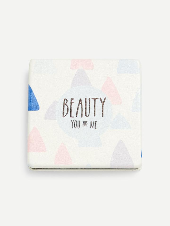Shein Portable Folding Square Mini Makeup Mirror