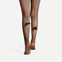 Shein Bow Detail Fishnet Tights