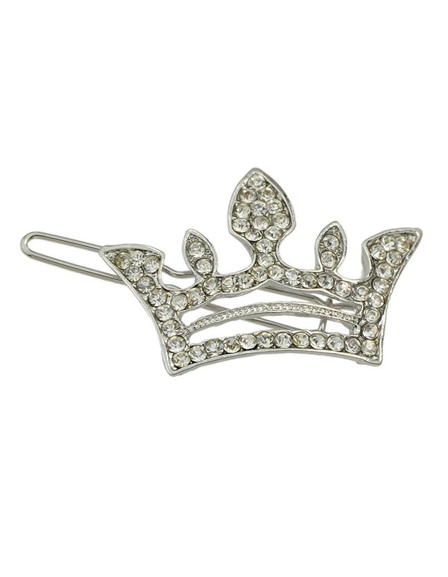 Shein Silver Crown Hair Clip