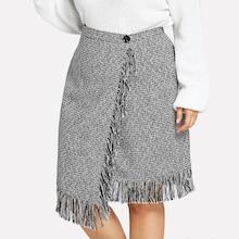 Shein Plus Fringe Detail Skirts