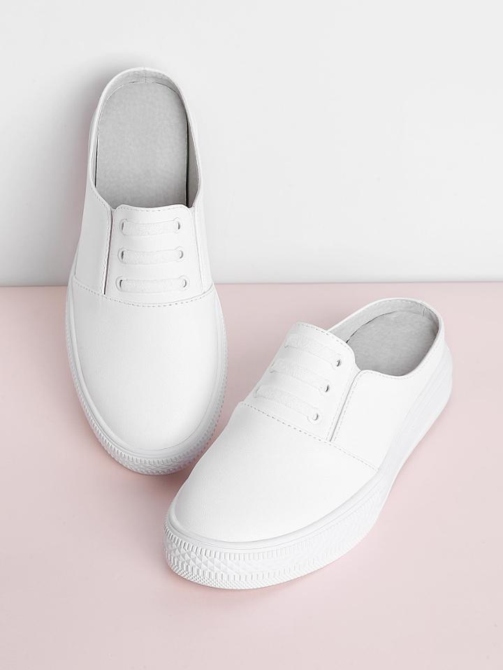 Shein Pu Flatform Sneakers