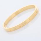 Shein Circle Engraved Bangle