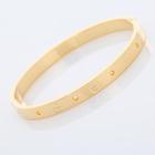 Shein Circle Engraved Bangle