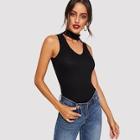 Shein Solid Shell Top