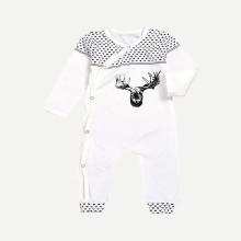 Shein Boys Deer Print Jumpsuits
