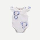 Shein Toddler Boys Elephant Print Jumpsuit