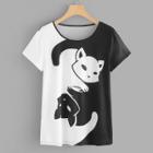 Shein Animal Print T-shirt