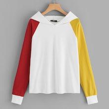 Shein Raglan Sleeve Cut And Sew Hoodie