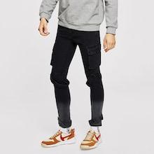 Shein Men Pocket & Strap Side Jeans