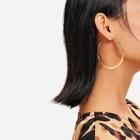Shein Plain Oversize Hoop Earrings