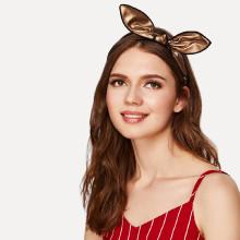 Shein Contrast Trim Bow Tie Headband