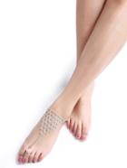Shein Crystal Design Triangle Shape Anklet
