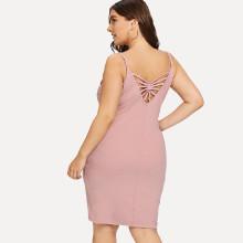 Shein Plus Cut Out Back Cami Dress