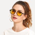 Shein Double Frame Tinted Lens Sunglasses