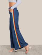 Shein Side Stripe High Rise Palazzo Jeans