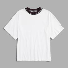 Shein Men Striped Neck T-shirt