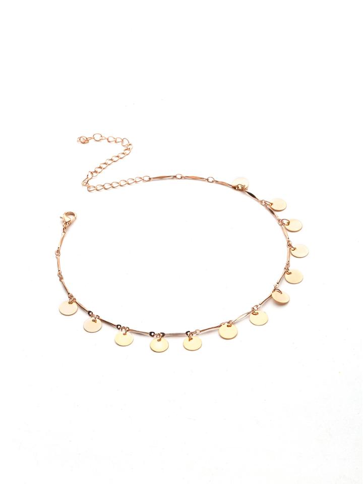 Shein Sequin Embellished Chain Choker