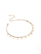 Shein Sequin Embellished Chain Choker