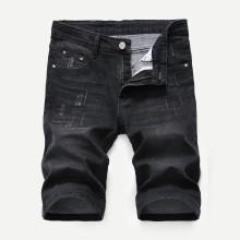 Shein Men Plain Denim Shorts