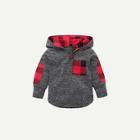 Shein Toddler Boys Pocket Detail Hooded Sweatshirt