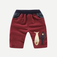 Shein Girls Fish And Star Print Shorts