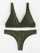Shein Ladder Cut Out Bikini Set
