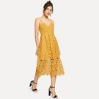Shein Guipure Lace Overlay Cami Dress