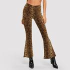 Shein Leopard Print Flounce Pants