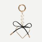 Shein Heart Shaped Bag Accessory With Faux Pearl