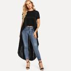Shein Keyhole Back High Low Top