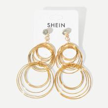 Shein Multi-hoop Drop Earrings