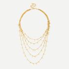 Shein Faux Pearl Decorated Layered Chain Necklace