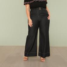 Shein Plus Pocket Patched Palazzo Leg Pants